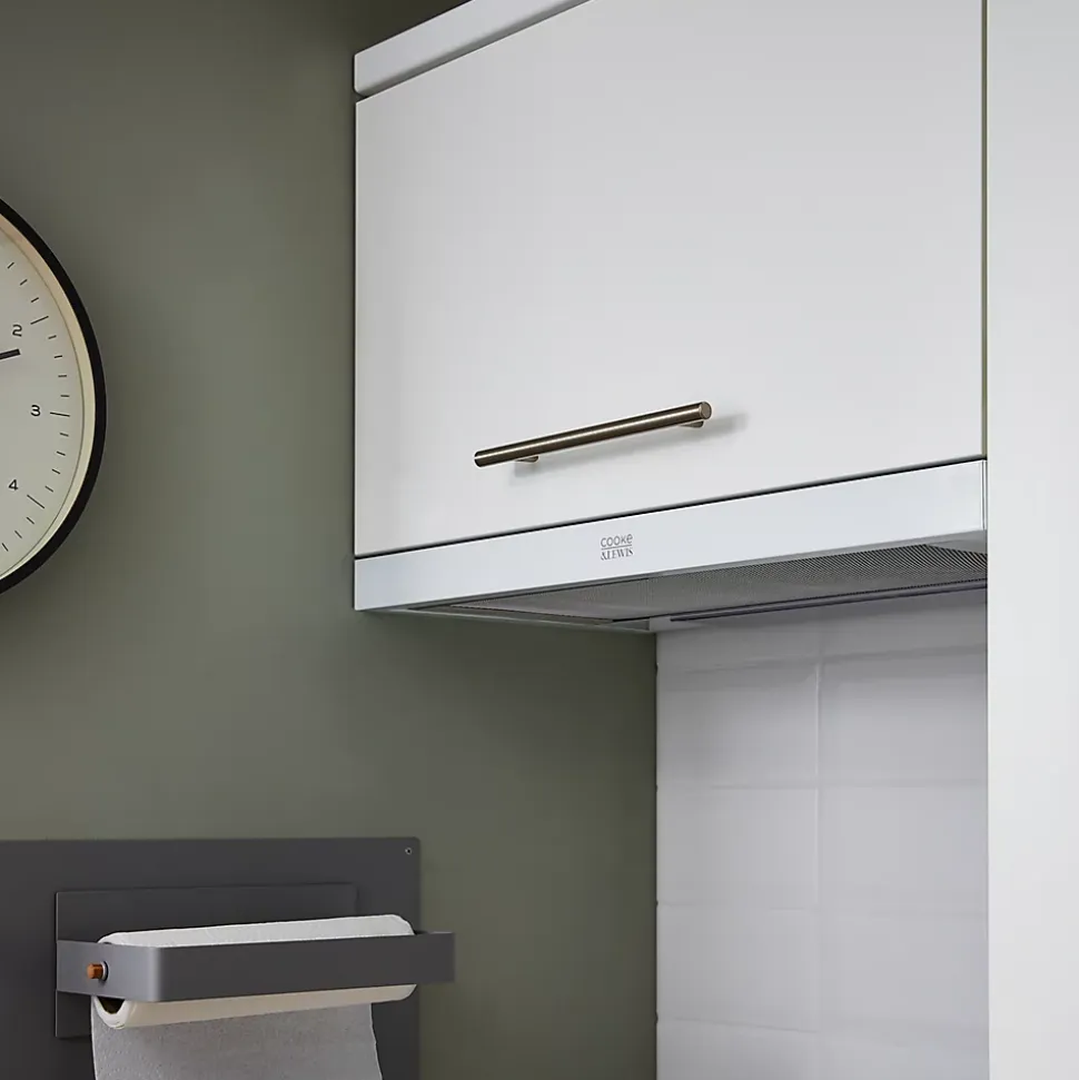 Poignée de meuble de cuisine GoodHome Annatto Argent L. 22 cm, 2 pièces