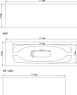 Poignée de meuble de cuisine GoodHome Cilantro Argent L. 21.8 cm, 2 pièces