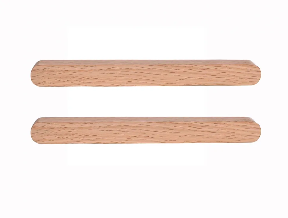 Poignée de meuble de cuisine GoodHome Serrano effet chêne L. 22 cm, 2 pièces