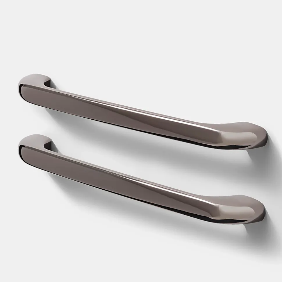 Poignée de meuble de cuisine GoodHome Condio chromé L. 22,5 cm, 2 pièces