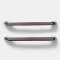 Poignée de meuble de cuisine GoodHome Condio chromé L. 22,5 cm, 2 pièces