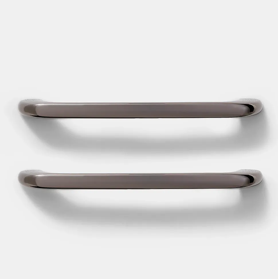 Poignée de meuble de cuisine GoodHome Condio chromé L. 22,5 cm, 2 pièces