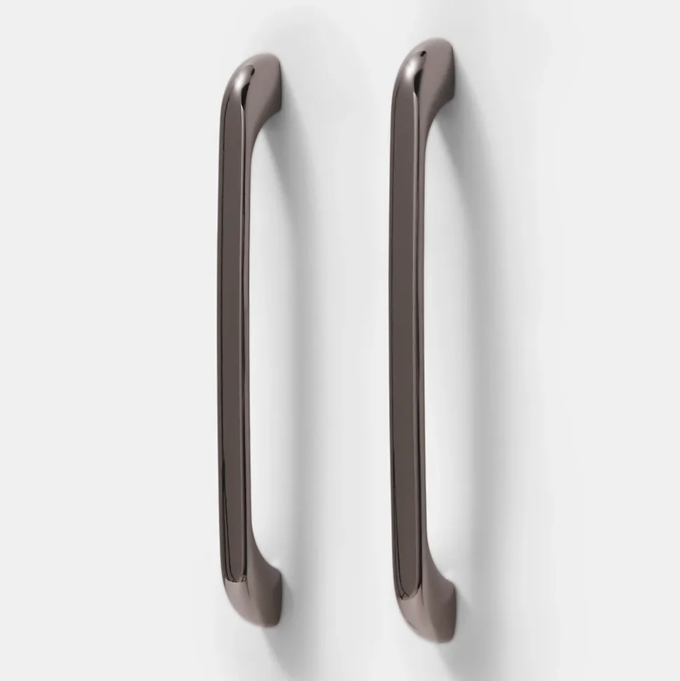 Poignée de meuble de cuisine GoodHome Condio chromé L. 22,5 cm, 2 pièces