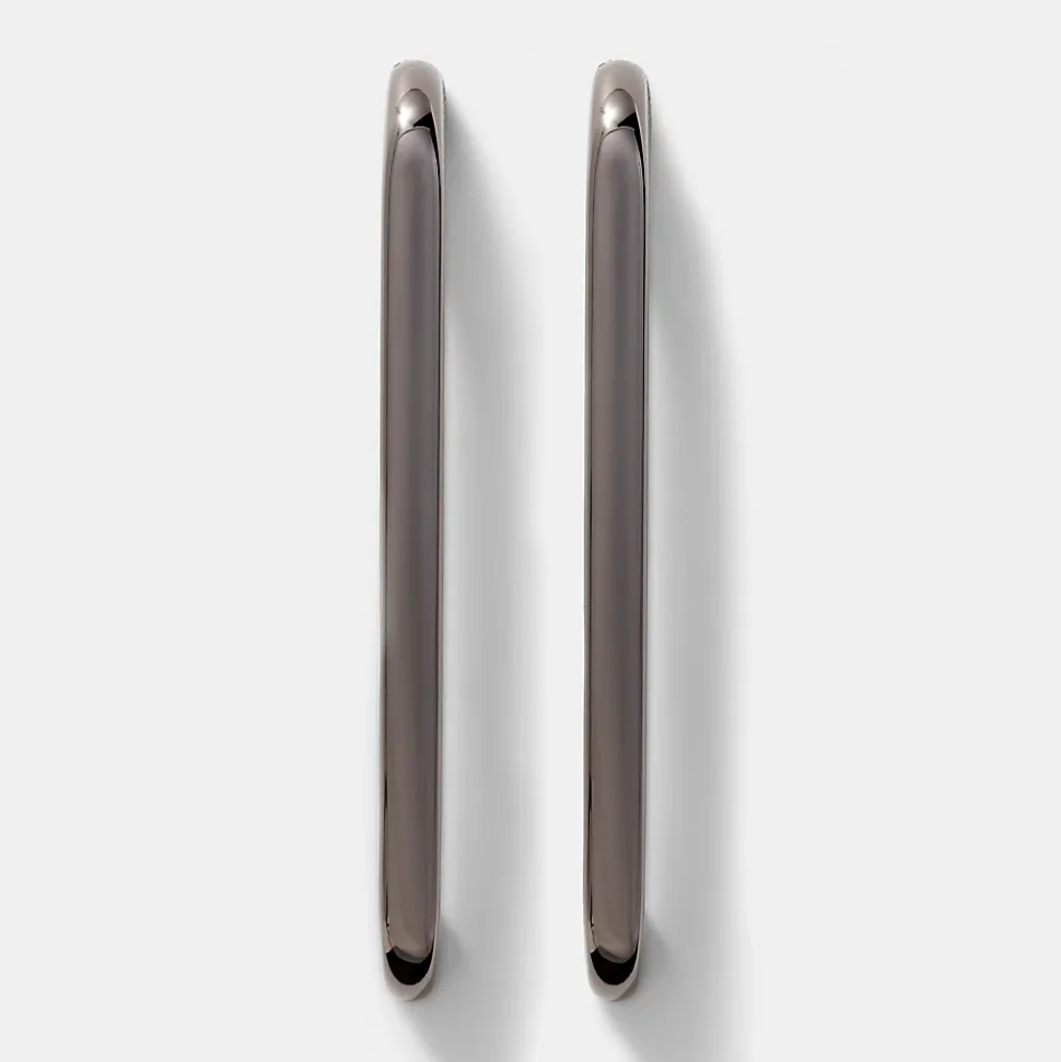 Poignée de meuble de cuisine GoodHome Condio chromé L. 22,5 cm, 2 pièces