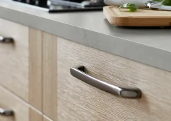 Poignée de meuble de cuisine GoodHome Condio chromé L. 22,5 cm, 2 pièces