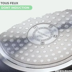 Poêle 28 cm aluminium revêtement céramique antiadhésif sans PFAS Fackelmann Brandao