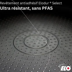 Poêle 24 cm antiadhésive sans PFAS Elo Smart Wave