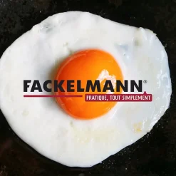 Poêle 24 cm fonte alu revêtement antiadhésif céramique sans PFAS Fackelmann