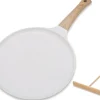 Poêle à crêpes 28 cm blanc marron