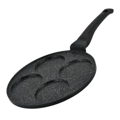 Poêle à crêpes et galettes avec revêtement en marbre 4 emplacements 26cm HGCP264HO