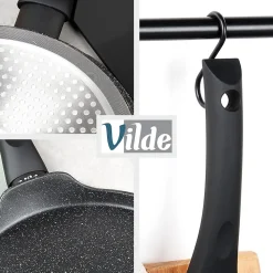 Poêle À Crêpes Revêtement Granit Black Line 24 Cm Antiadhésive