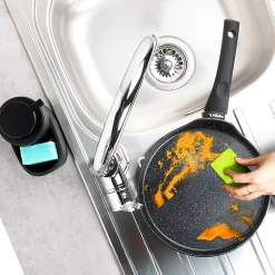 Poêle À Crêpes Revêtement Granit Black Line 24 Cm Antiadhésive