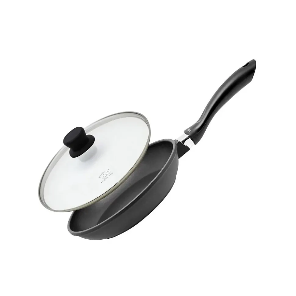 Poêle à frire 24 cm et couvercle en verre sans PFAS Elo Alucast