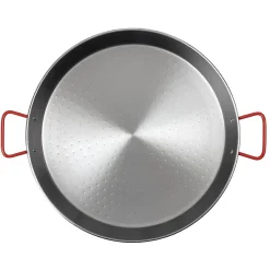 Poêle à paella valence 50 cm en acier poli