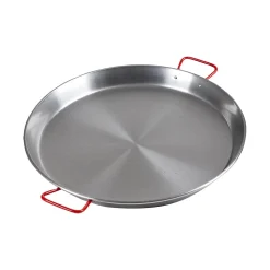 Poêle à paella valence 40 cm en acier poli