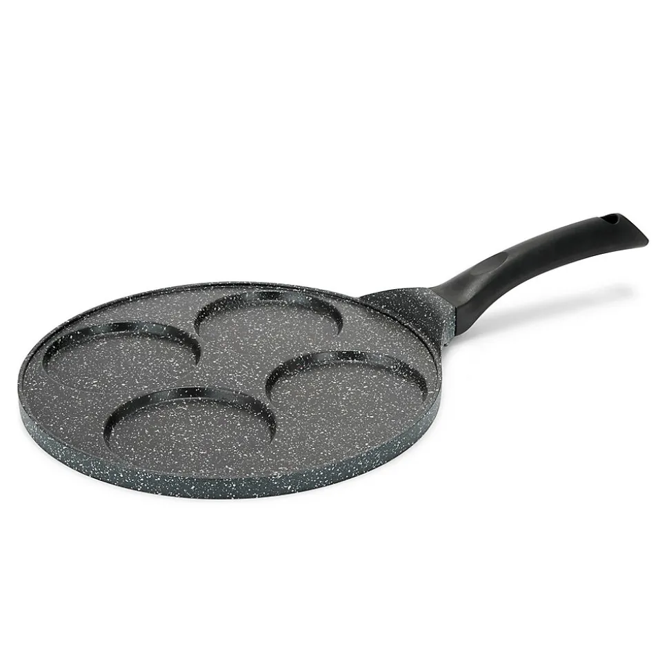 Poêle à pancakes LIVOO MEP148 - antiadhésif, diamètre 26cm, 4 empreintes de diamètre 10cm