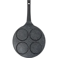Poêle À Œufs En Granit 4 Alvéoles Black Line 26 Cm