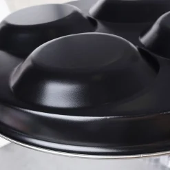 Poêle Antiadhésive Pour Œufs Avec 4 Alvéoles De 25 Cm