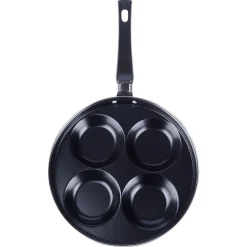 Poêle Antiadhésive Pour Œufs Avec 4 Alvéoles De 25 Cm