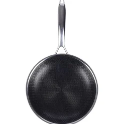 Poêle En Acier Inox Avec Revêtement Antiadhésif COOKCELL 24 Cm Durable Pour Cuisiniers À Domicile Série HYBRYD