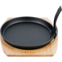 Poêle En Fonte Avec Planche De Service Cast Line 22 Cm