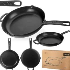 Poêle En Fonte Émaillée Litina 28 Cm Polyvalente Pour Cuisson