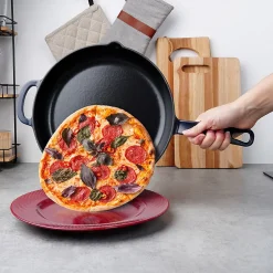 Poêle En Fonte Émaillée Litina 28 Cm Polyvalente Pour Cuisson