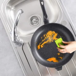 Poêle Granit 32 Cm Grande Robuste Antiadhésive Pour Cuisiniers Exigeants Performante