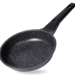 Poêle Granit Grande 18 cm Revêtement Pfluon Granit Antiadhésive Pour Cuisine Saine Débutants