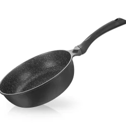 Poêle Granit Profonde Antiadhésive 28 Cm Avec Manche Robuste