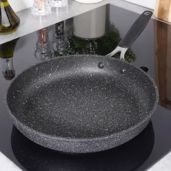 Poêle Granitée Antiadhésive STONER 26 Cm Pour Cuisson Saine Et Facile Pour Cuisiniers Débutants
