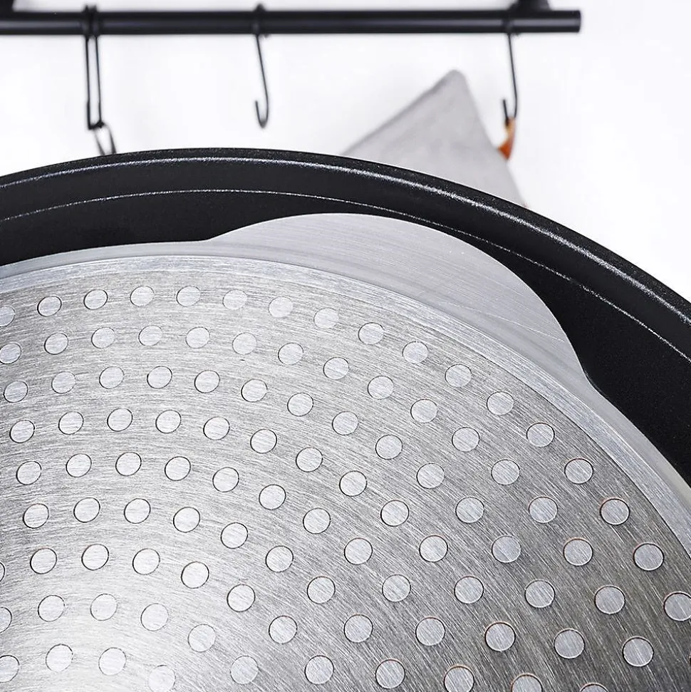 Poêle Gril En Granit Avec Quatre Ouvertures Pour Burgers Et Œufs Grande 26,5 cm