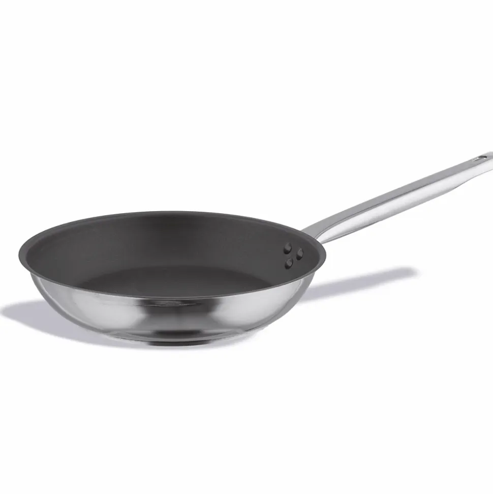 Poêle Inox Pro avec Antiadhésif Renforcé - Pujadas - l0.1- L0.1- P0.1- h6- Acier Inoxydable