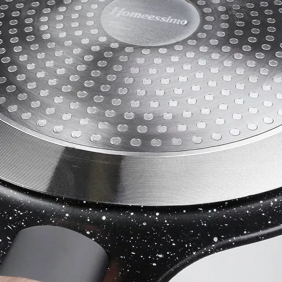 Poêle plate à revêtement granit 24 cm