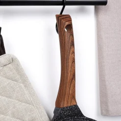 Poêle Œufs Granit 7 Alvéoles de 8 cm Antiadhésive Black Wood 26 cm