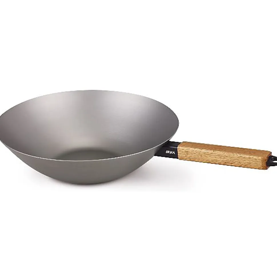 Poêle wok acier 31 gris Beka 13970314 nomad