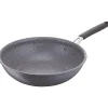 Poêle wok aluminium 28cm Lagostina 012163041828 tempra minéral