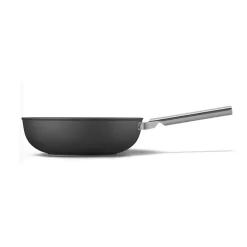 Poêle wok 30cm noir mat Smeg WOF3002BLM
