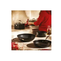 Poêle wok en aluminium 28cm noir Lagostina 010275041828 desideria
