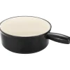 Poêlon savoyard en fonte émaillée 20cm noir Tableandcook 404089