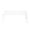 Pont de rangement extensible en métal Compactor finition époxy blanc