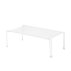 Pont de rangement extensible en métal Compactor finition époxy blanc