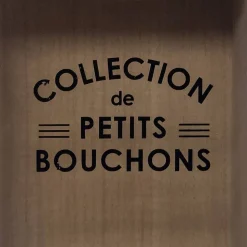 Porte - bouteilles Loft - métal et bois - 39 - 7x35 cm - Atmosphera