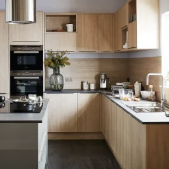 Porte de colonne de cuisine Chia chêne clair L. 60 cm x H. 130 cm GoodHome