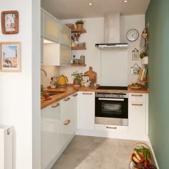 Porte de colonne de cuisine Stevia blanc L. 60 cm x H. 62 cm GoodHome