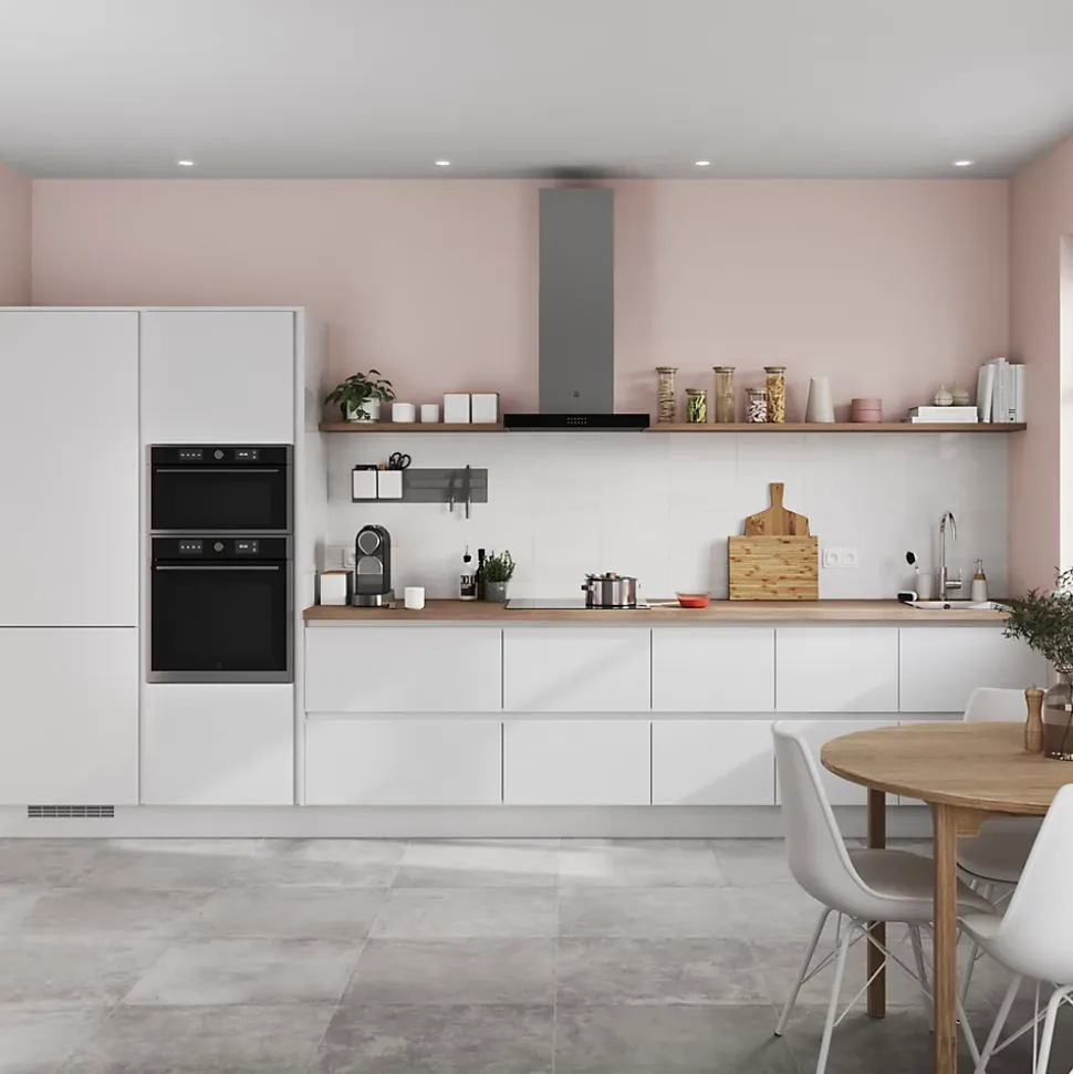 Porte de colonne de cuisine Stevia blanc L. 60 cm x H. 70 cm GoodHome