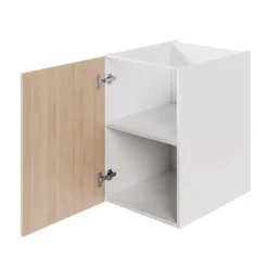 Porte de meuble de cuisine Chia décor chêne clair mat l. 50 cm x H. 72 cm GoodHome