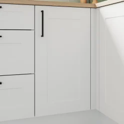 Porte de meuble de cuisine Artemisia blanc mat l. 40 cm x H. 72 cm GoodHome