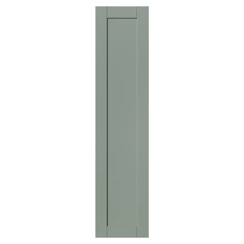Porte de meuble de cuisine Ash vert sauge l. 29,7 cm x H. 128,7 cm GoodHome