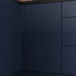 Porte de meuble de cuisine Stevia bleu mat l. 40 cm x H. 72 cm GoodHome